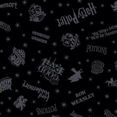 Harry Potter Shadow Words in Black - Pre-order Will Arrive by Late Nov. 2025