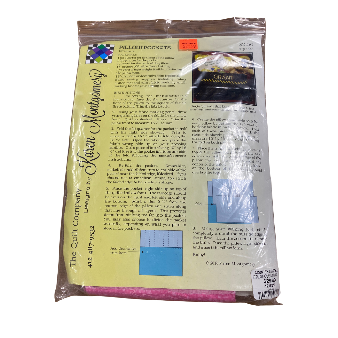 Unicorn Batik Pillow Pocket Kit