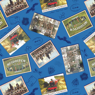 Harry Potter Postcards Royal Blue - Pre-order Will Arrive by Late Nov. 2025