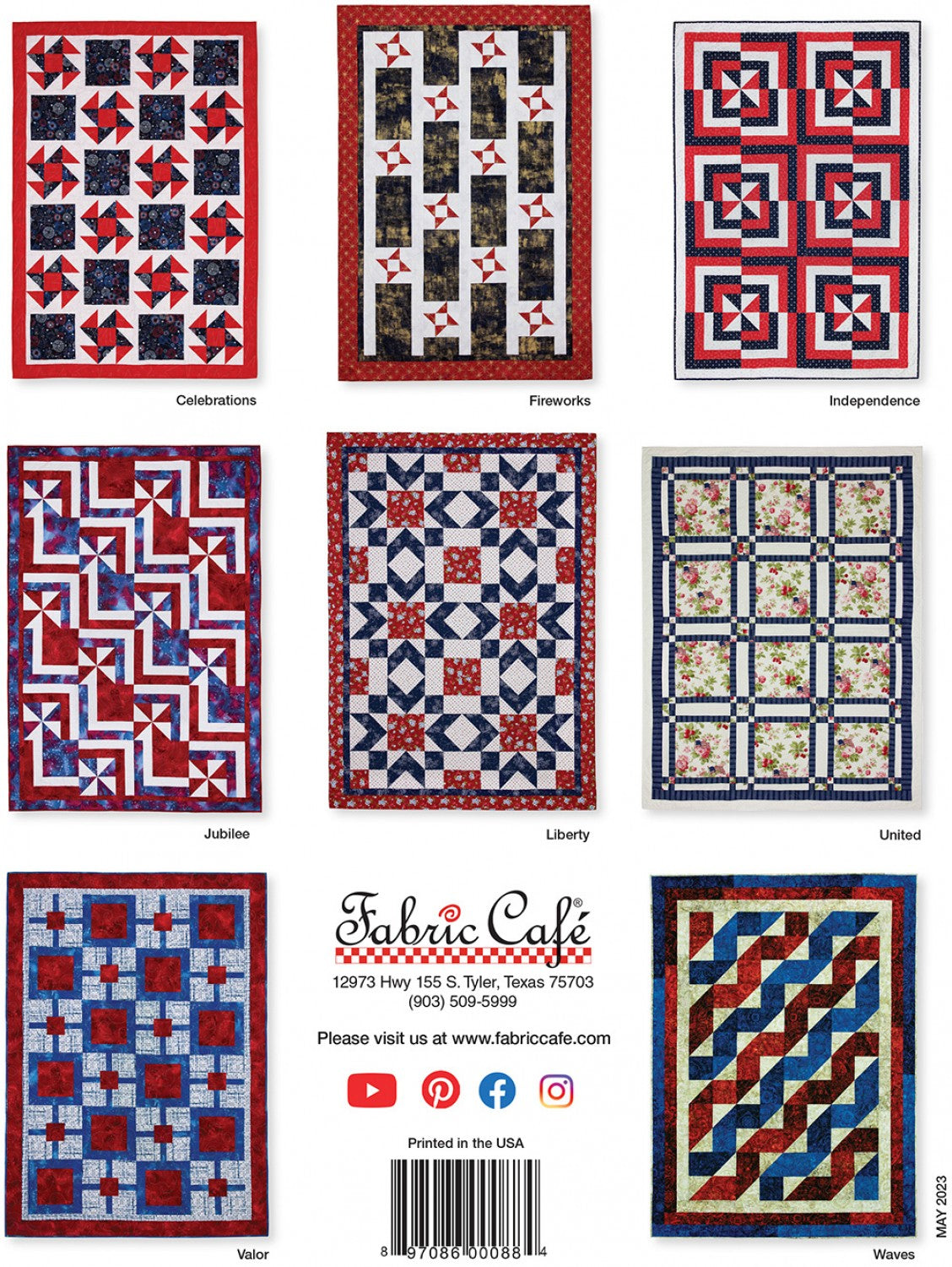 Make it Patriotic With 3-Yard Quilts, Books