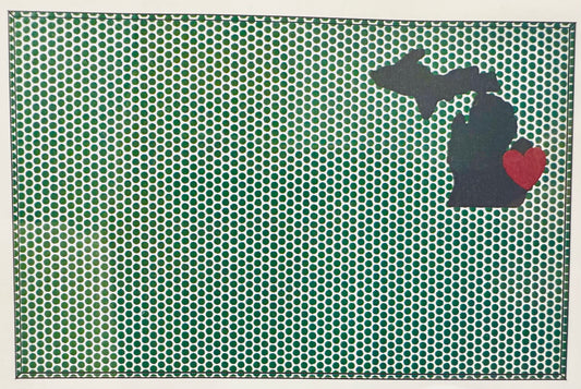 Kit Michigan Floor Canvas Quilt