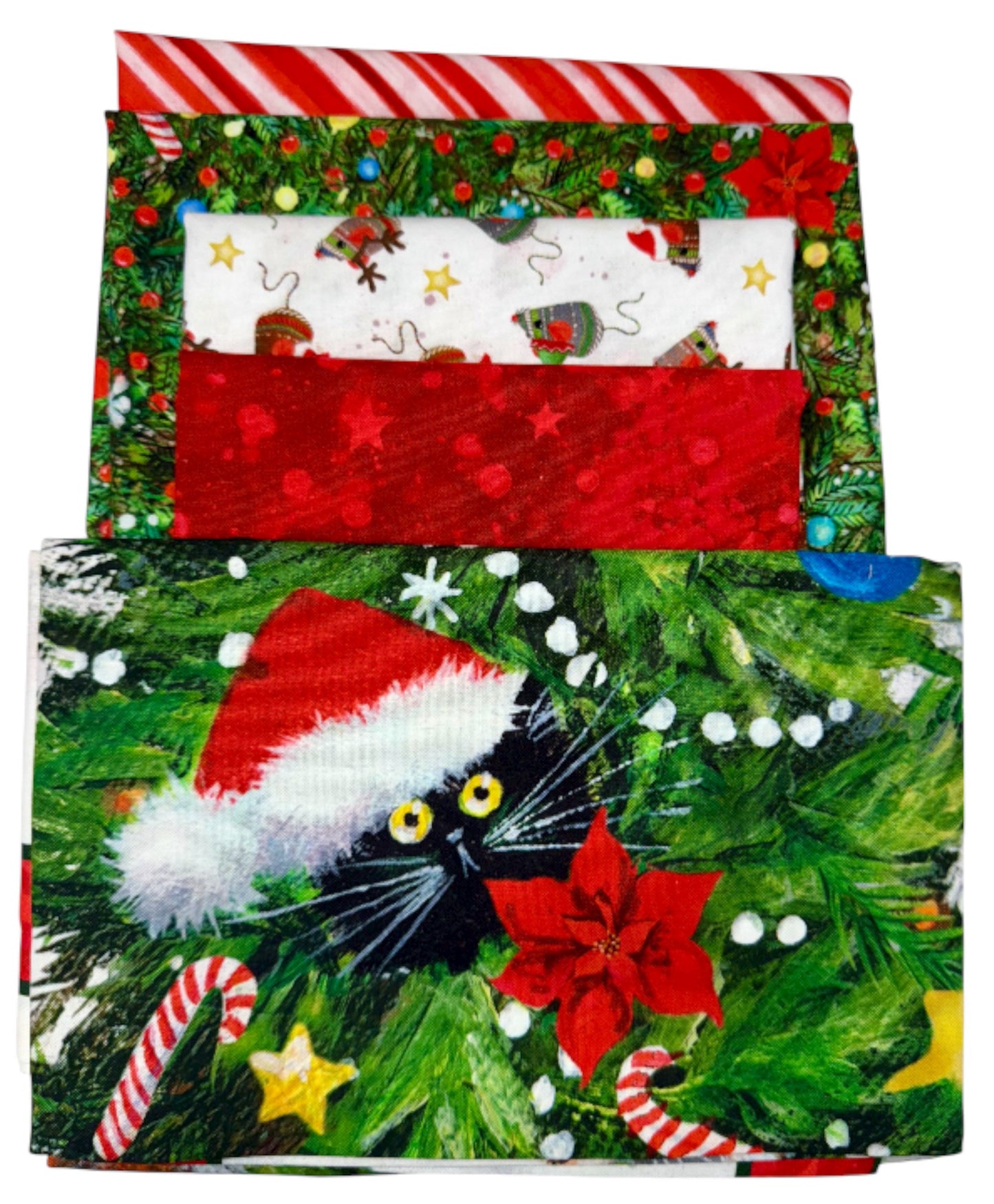 Whiskers and Ribbons Panel Quilt Kit