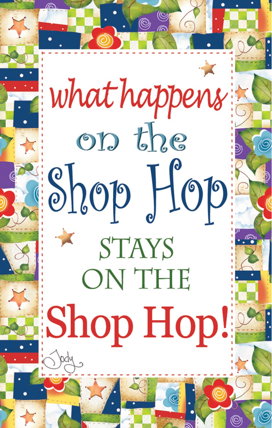 Shop Hop Magnet