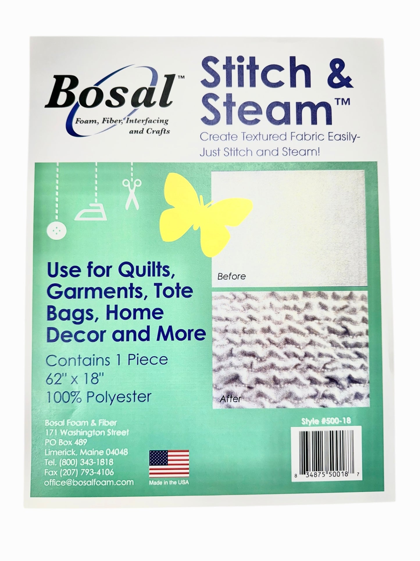 Bosal Stitch & Steam Textured Interfacing