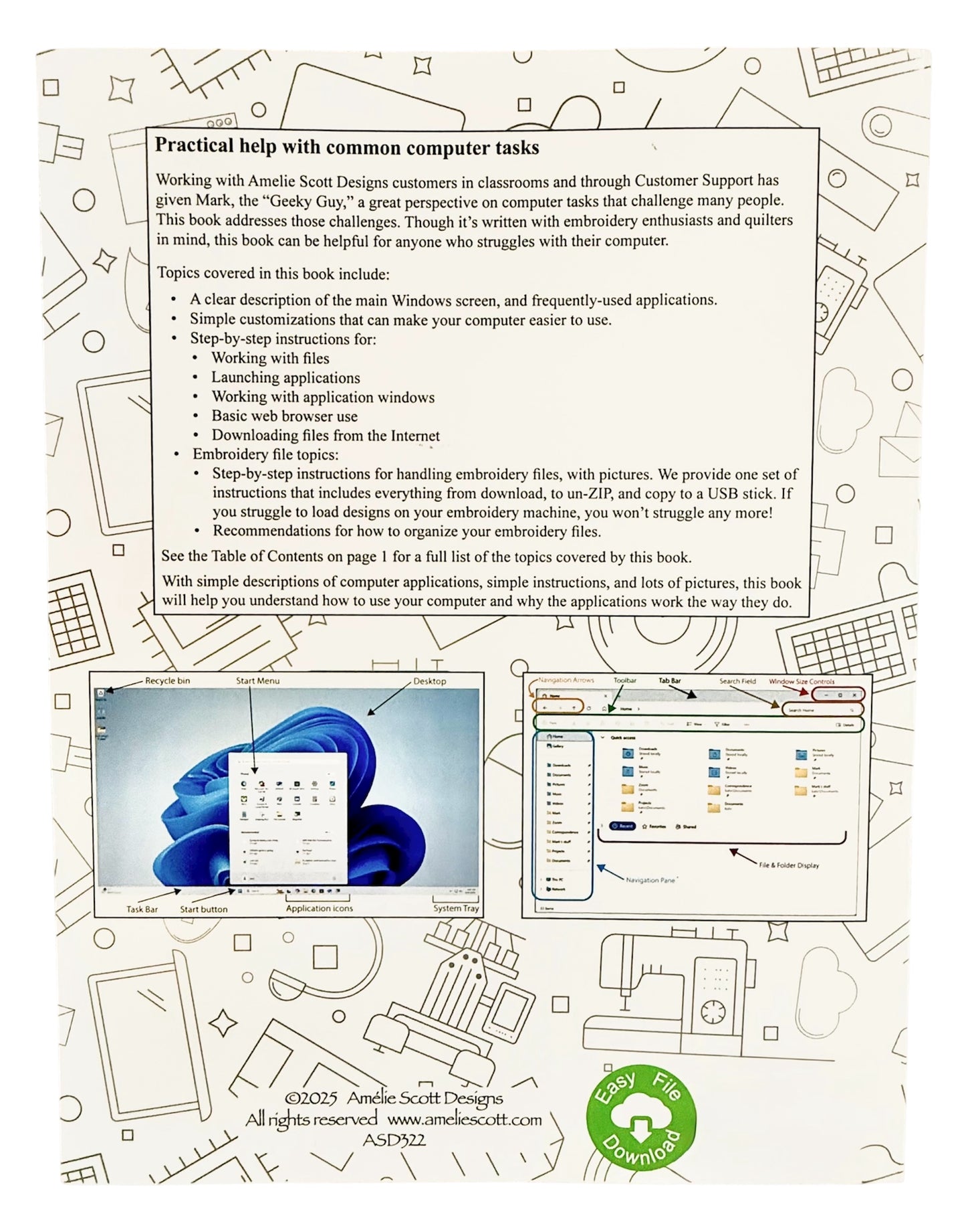 Computer Handbook for Embroiderers & Quilters