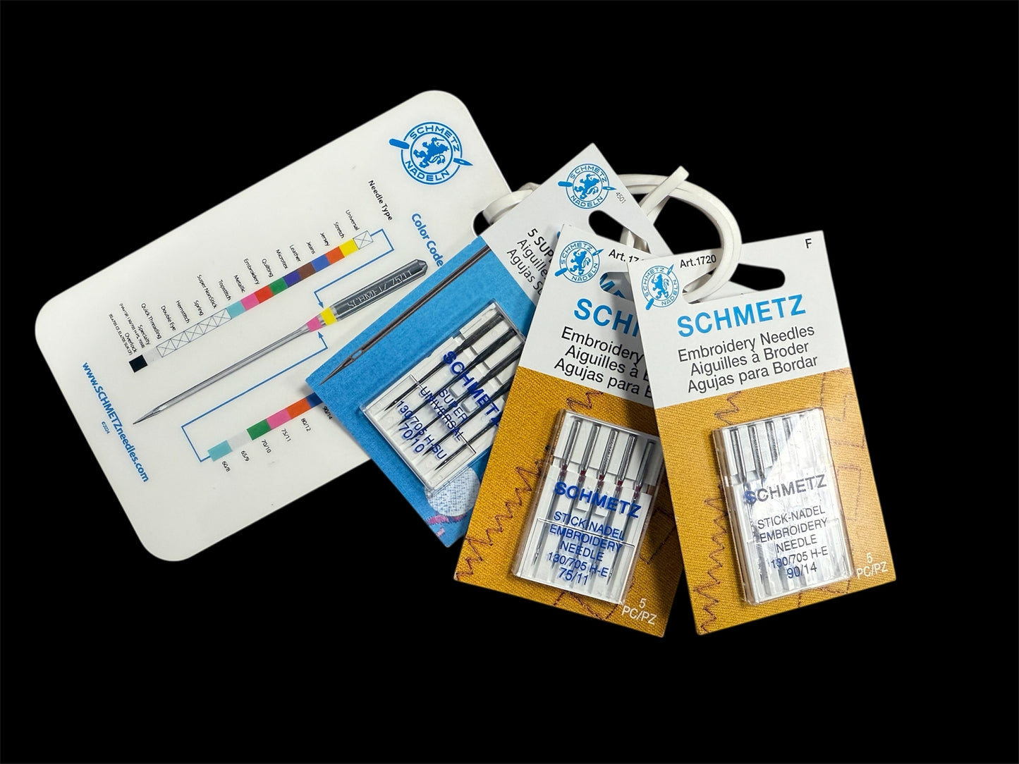 Schmetz Embroidery Needles Bundle