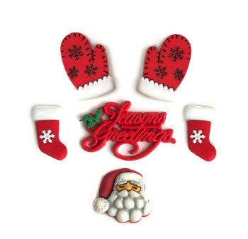 Season's Greetings Buttons