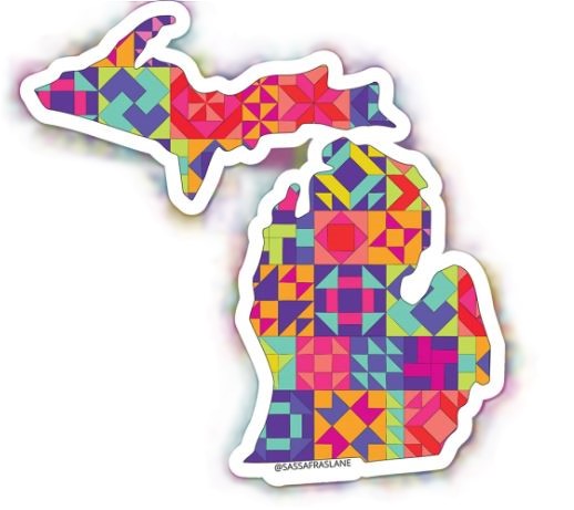 Sticker Michigan Quilt