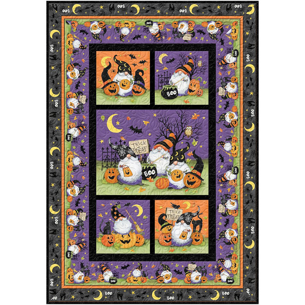 Boo Crew Panel Quilt, Kit