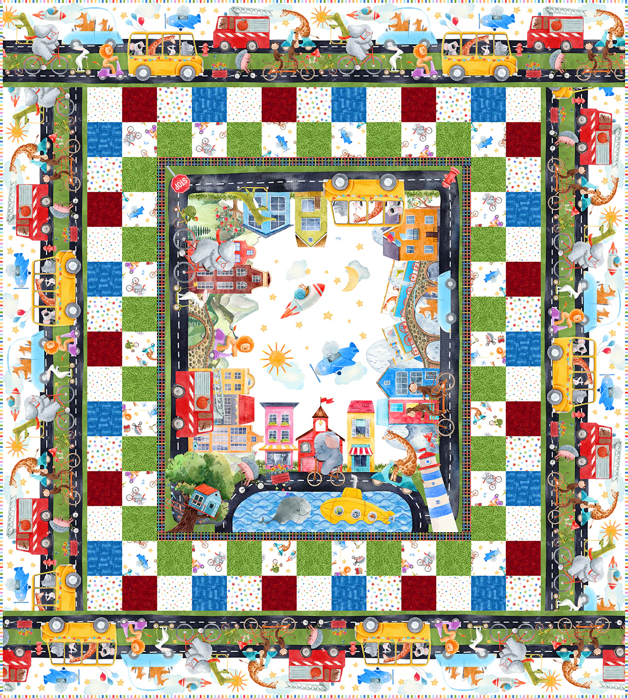 On the Go Quilt Kit & Pattern