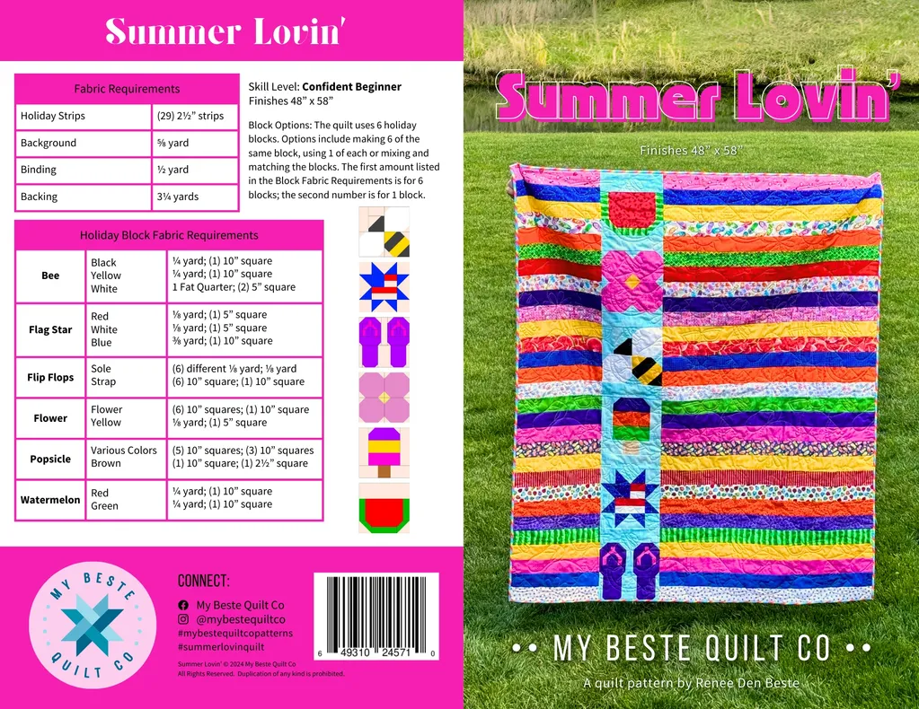 Summer Lovin' Quilt Pattern