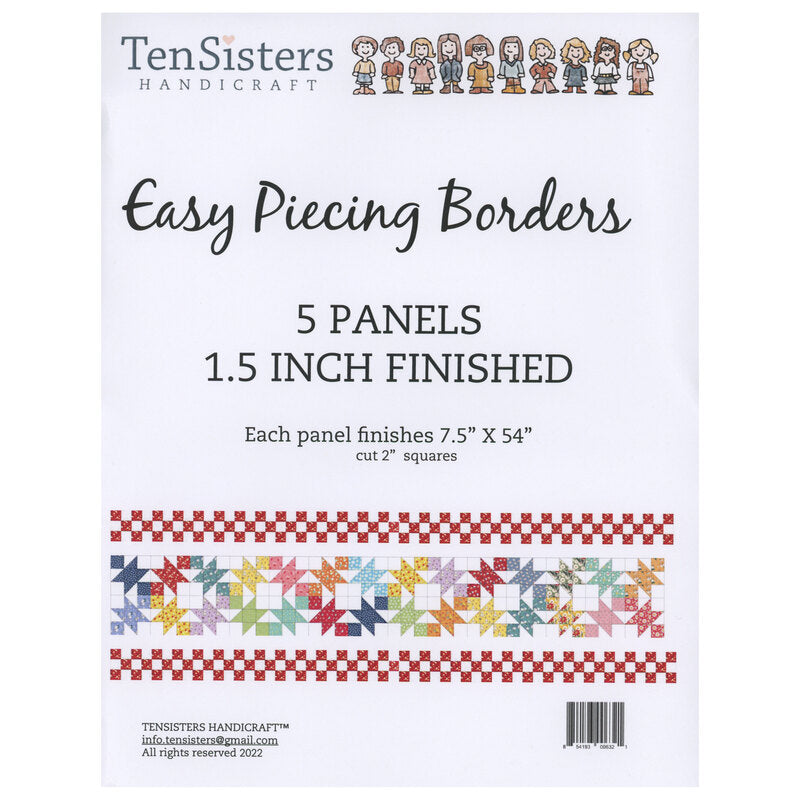 Ten Sisters Easy Piecing Borders (Panel Packs)
