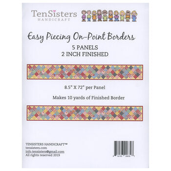 Ten Sisters Easy Piecing Borders (Panel Packs)