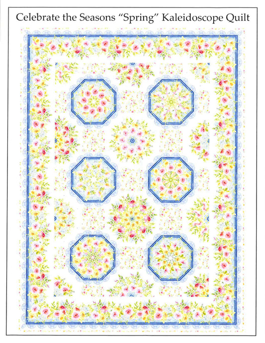 Celebrate the Seasons: Spring Kaleidoscope Quilt Kit
