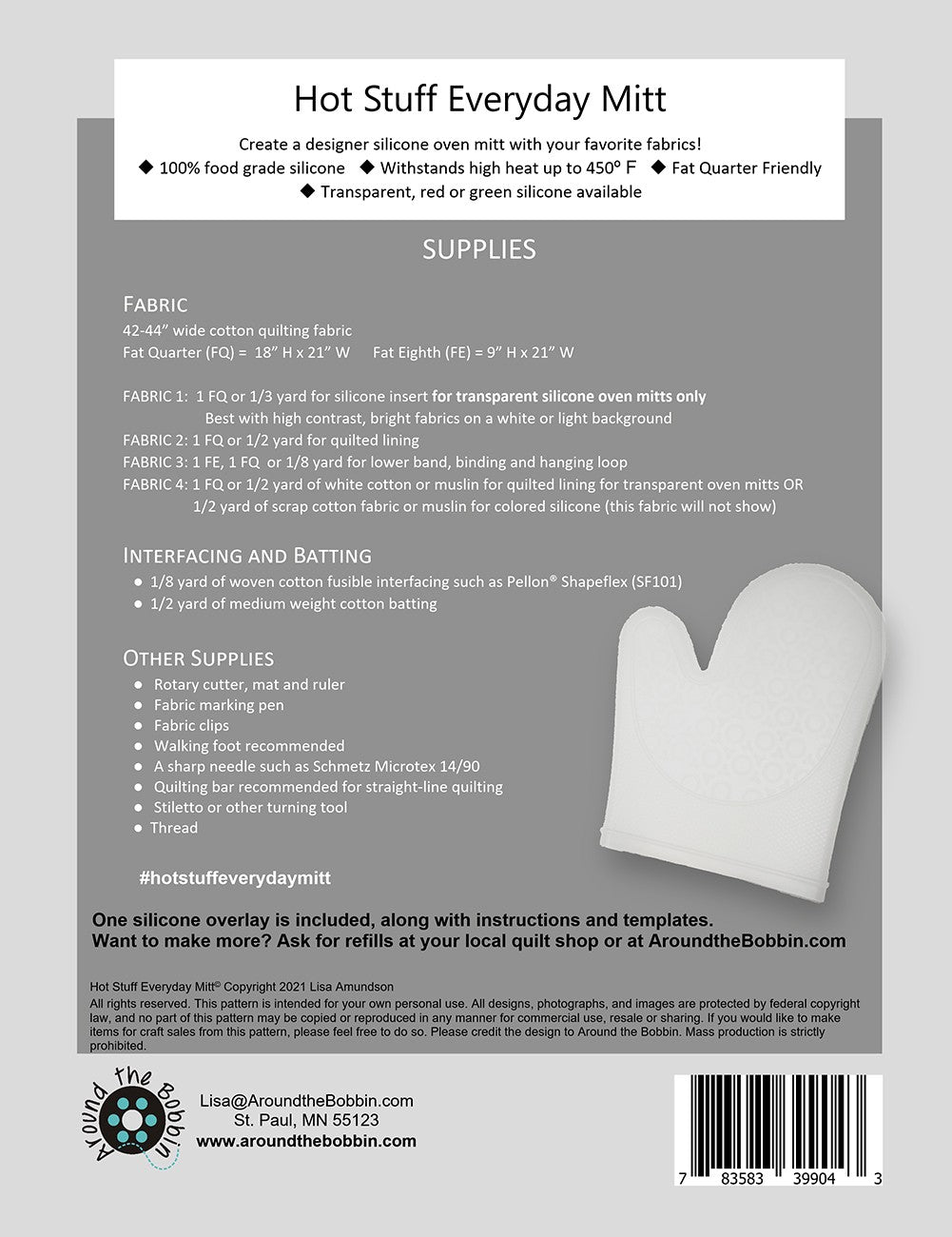 Hot Stuff Everyday Mitt, Multiple Colors