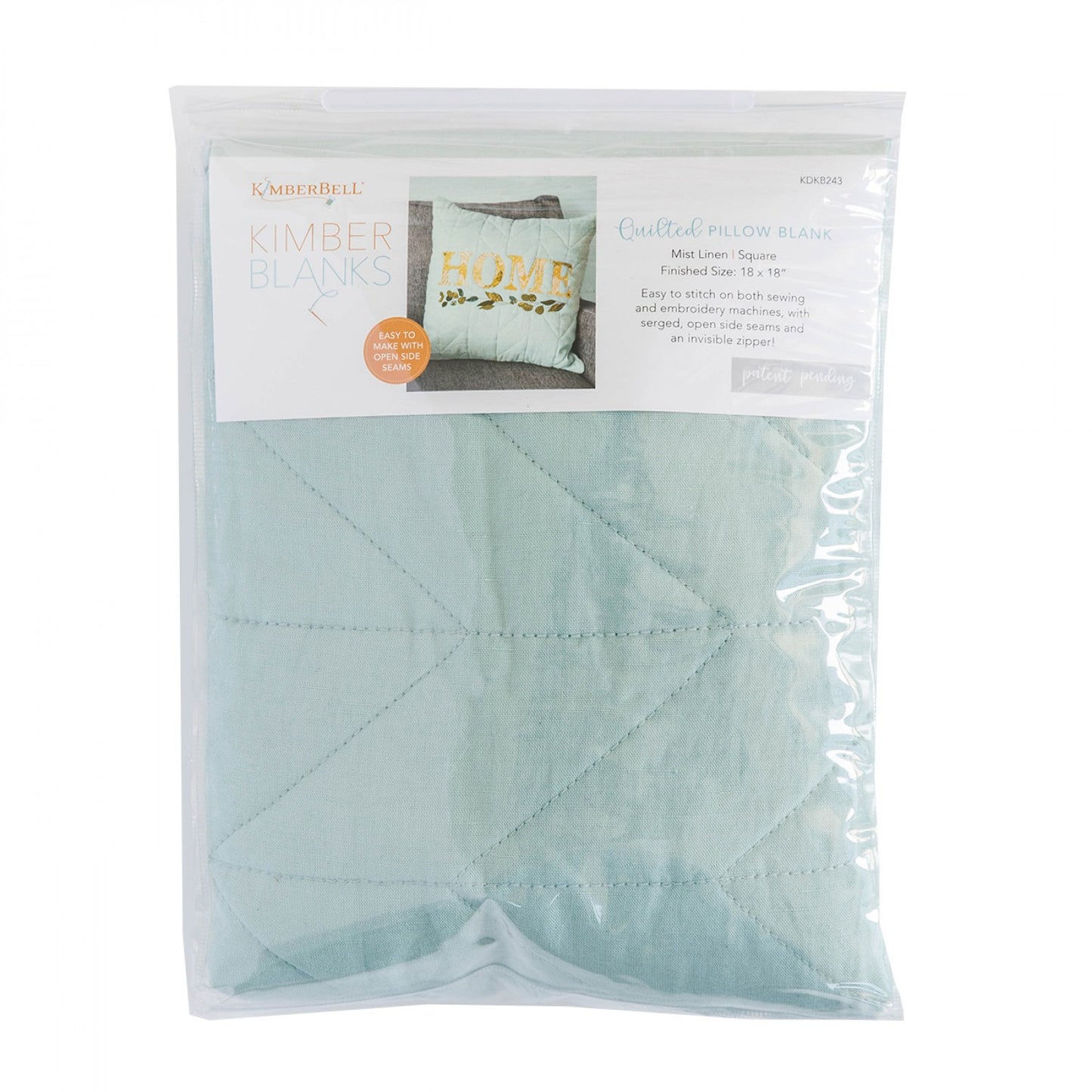 Kimberbell Quilted Pillow Cover Blank