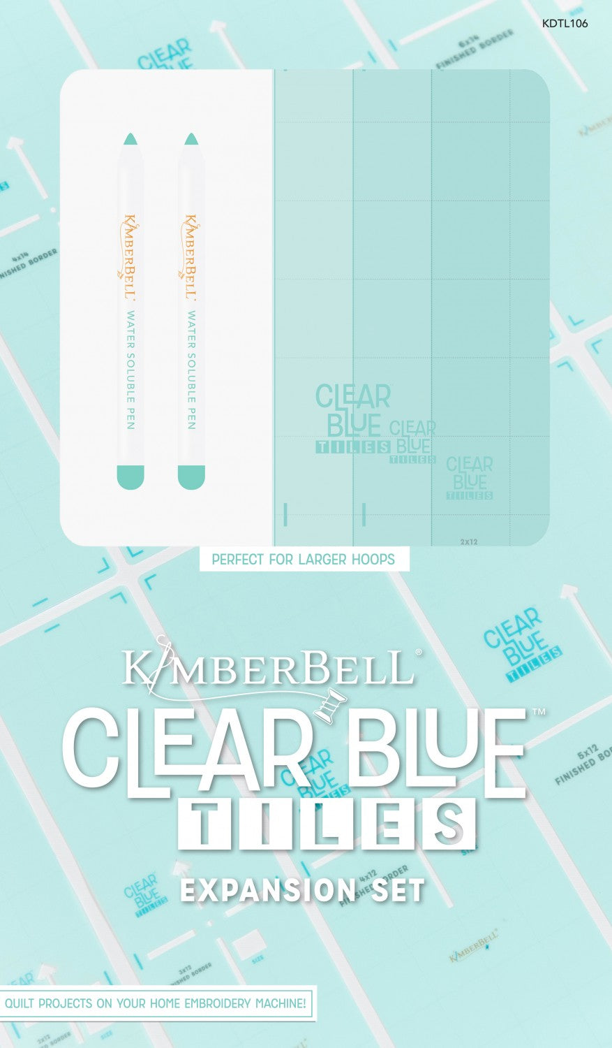 Kimberbell Clear Blue Tiles Expansion Set