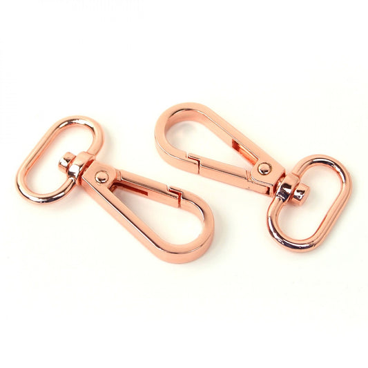 Swivel Hooks 3/4" Rose Gold