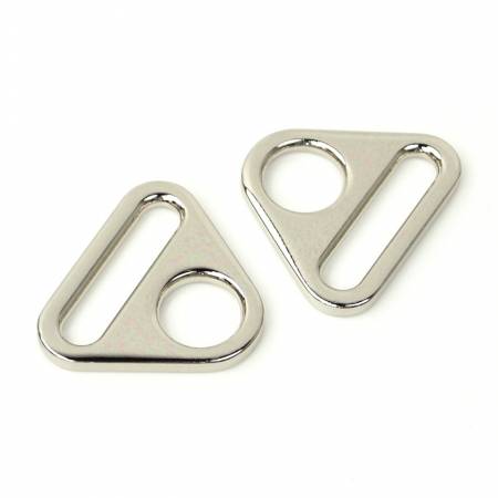 Sallie Tomato 1" Triangle Ring, Nickel