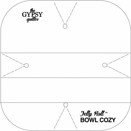 Jelly Roll Bowl Cozy Template