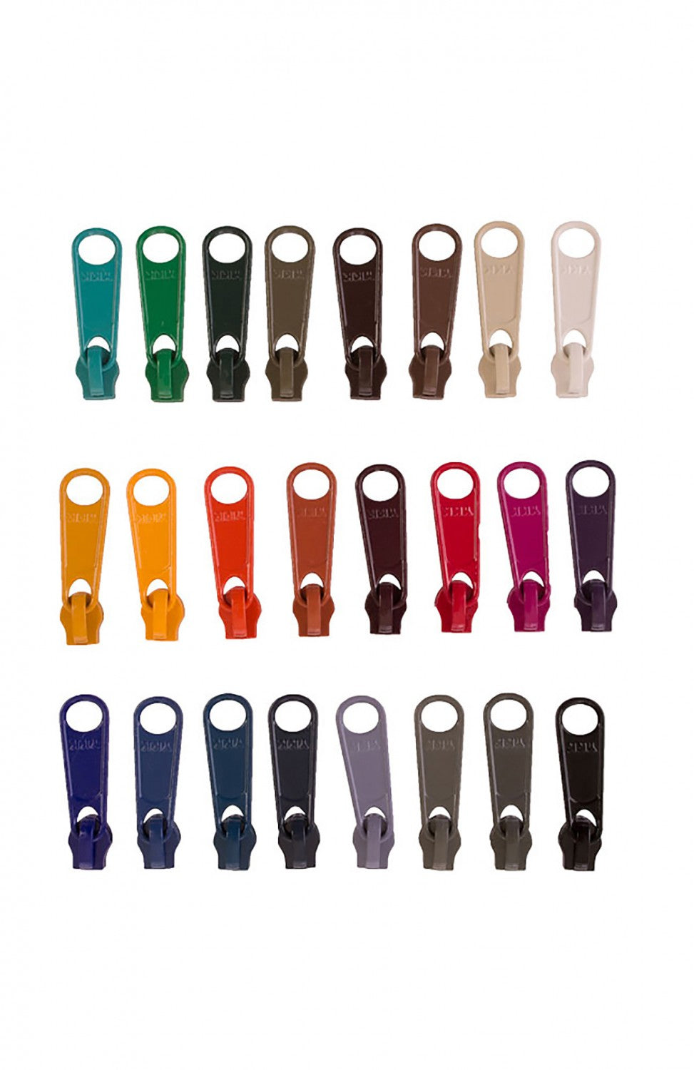 Zipper Pull Packs, Hardware