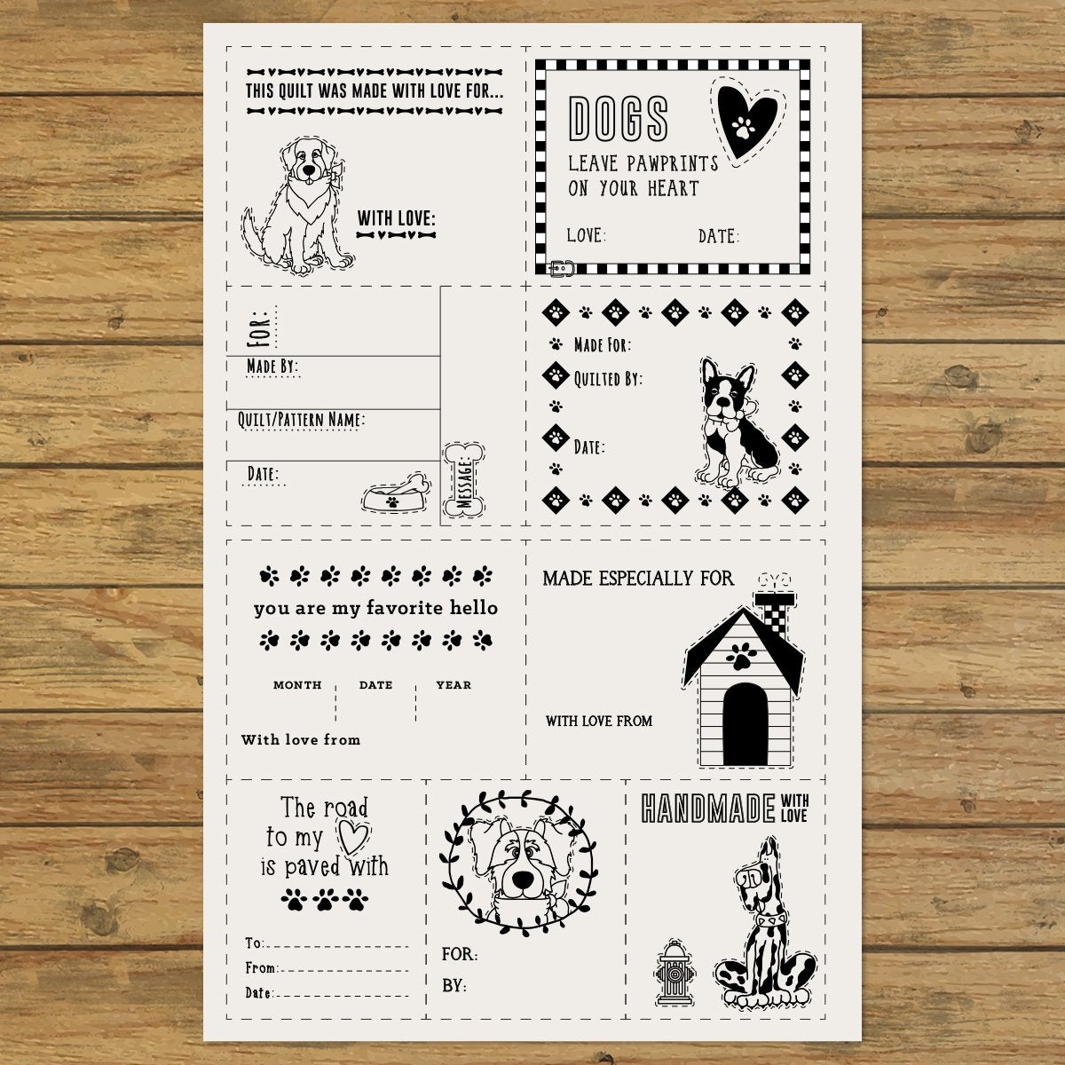 Quilt Labels, Multiple Designs
