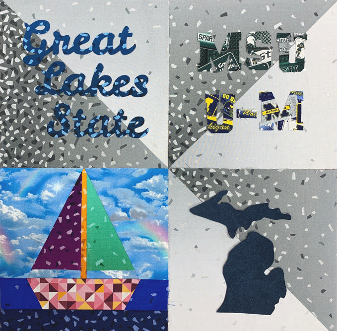 2021 Quilter's Trek Michigan Blocks, Appliqué