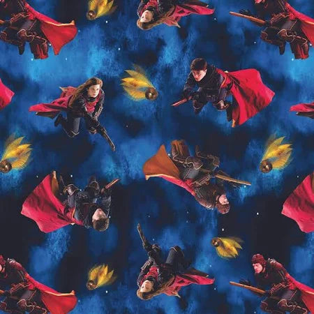 Harry Potter Playing Quidditch in Blue - Pre-order Will Arrive by Late Nov. 2025