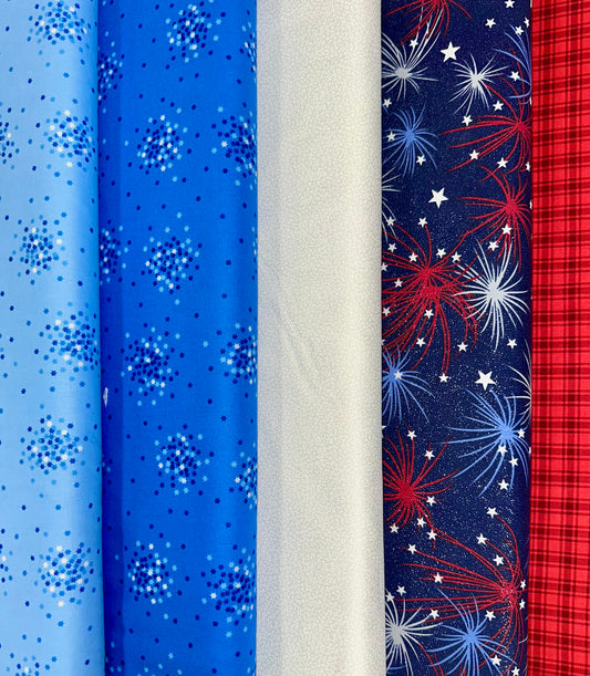 Mystery Five-0 Quilt #2 - Island Hopping - 4th of July