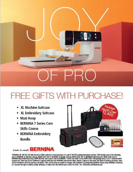 Bernina 790 pro - Sewing, Quilting, Embroidery Machine