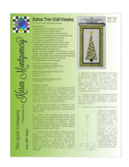 Button Tree Wall Hanging Kit