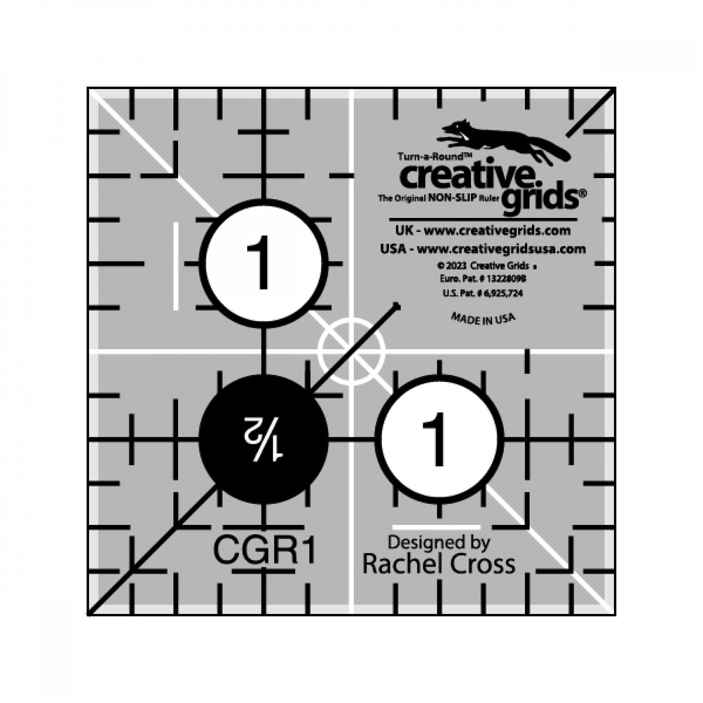 Creative Grids 1.5" Square Ruler