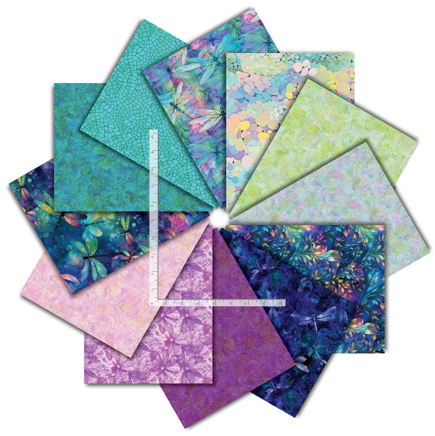 Dragonfly Illusion Fabric (Assorted options)