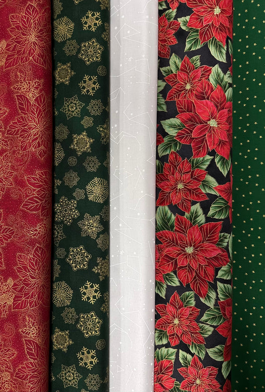 Mystery Five-0 Quilt #2 - Island Hopping - Christmas