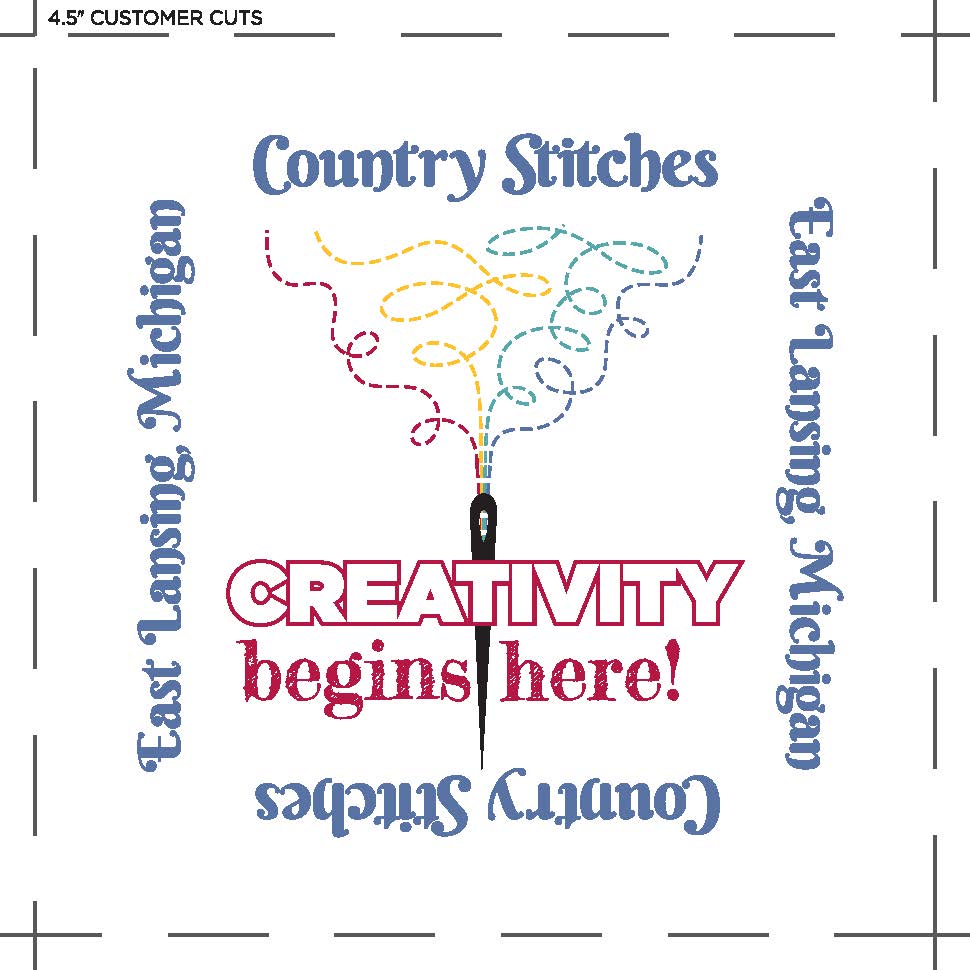 All MI Country Stitches 2024 Quilt Square