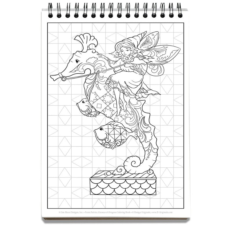 Fairies, Gnomes & Dragons Coloring Book