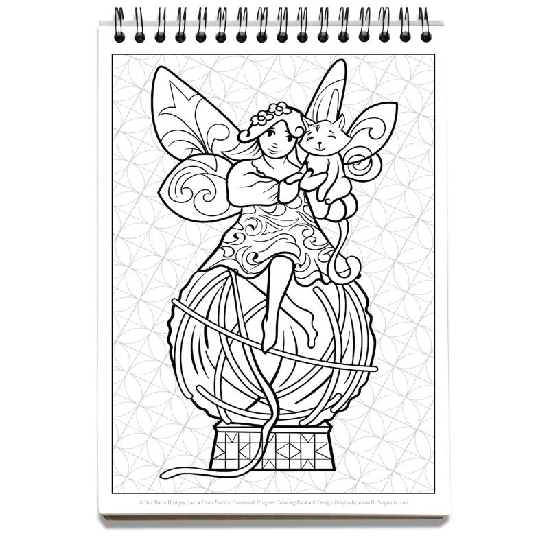 Fairies, Gnomes & Dragons Coloring Book