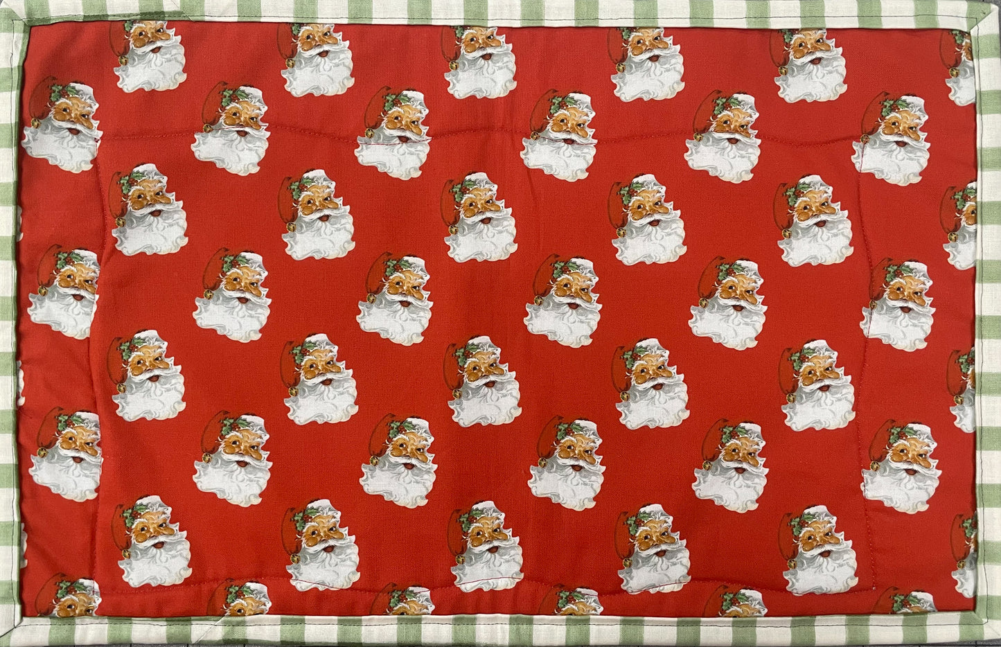 Santa Holiday Placemats, Kit