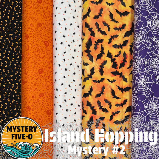 Mystery Five-0 Quilt #2 - Island Hopping - Halloween