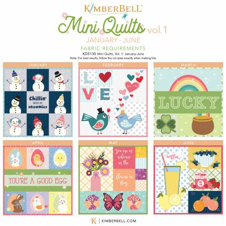 Kimberbell Mini Quilts, Vol 1: January-June, Embroidery CD