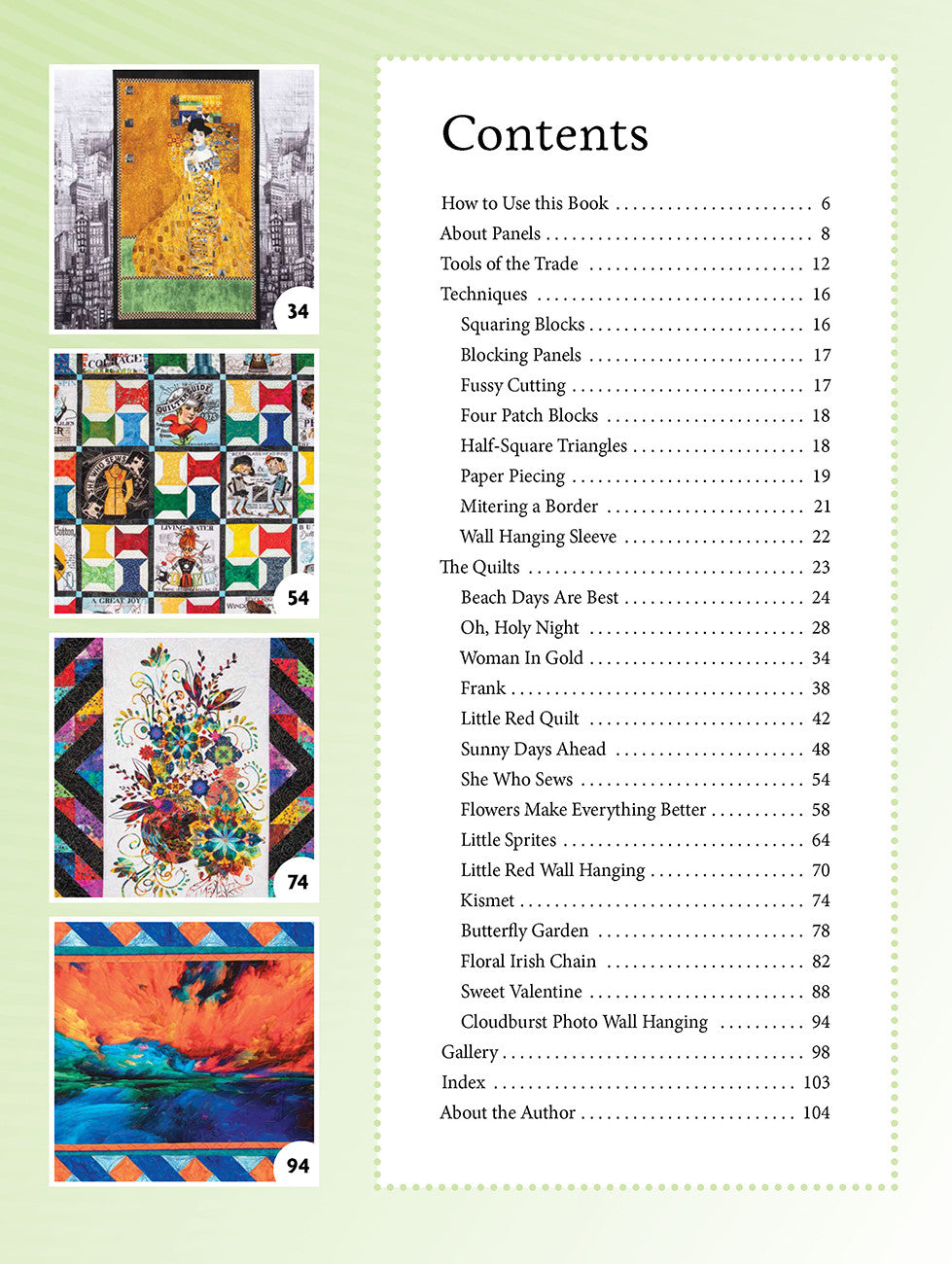Quilting with Panels and Patchwork, Book