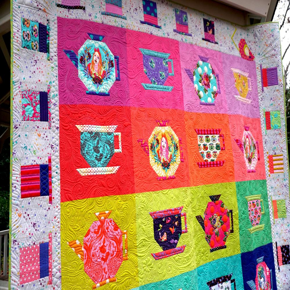 Mad Hatter's Tea Party, Quilt Kit