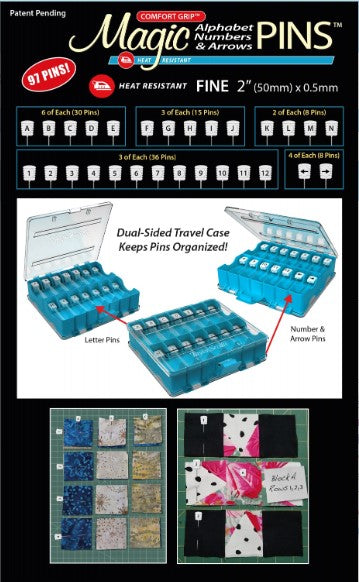 Magic Alphabet Numbers & Arrows Pins