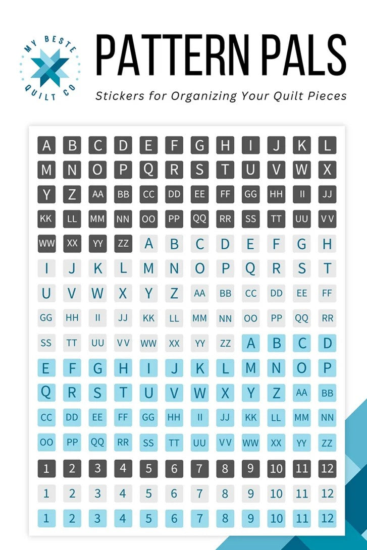 Pattern Pals Stickers from My Beste Quilt Co