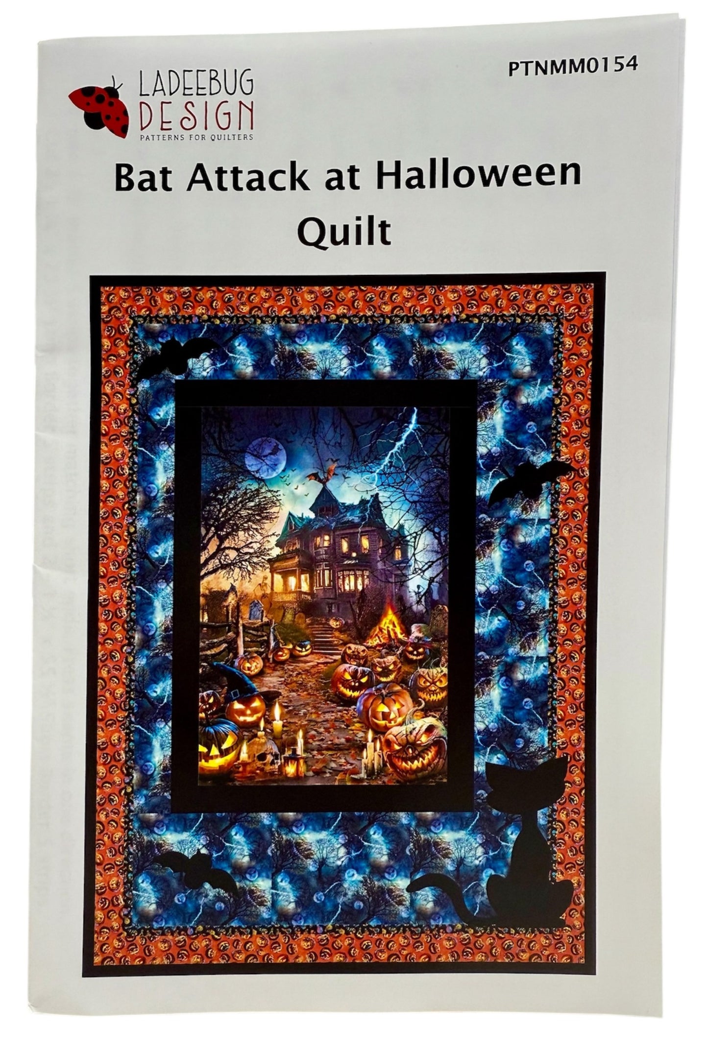 Bat Attack at Halloween Quilt Pattern