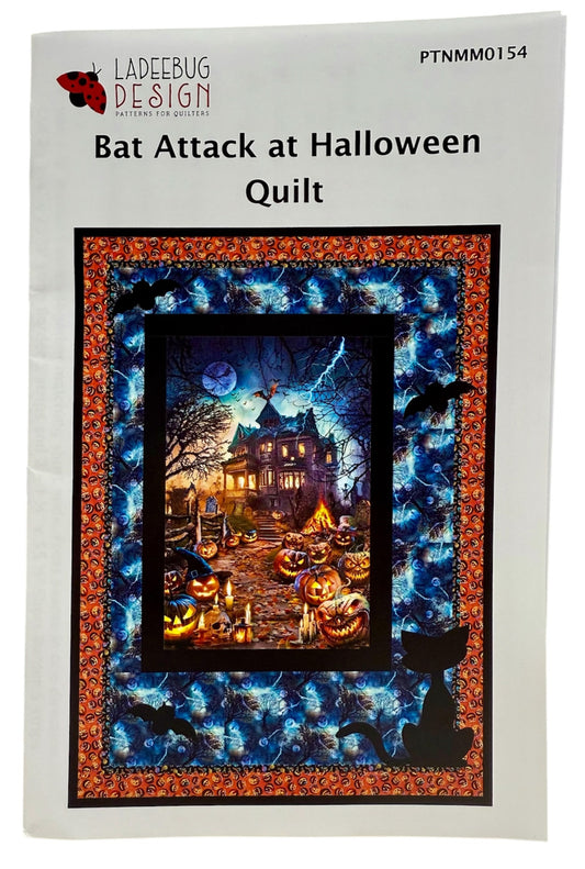 Bat Attack at Halloween Quilt Pattern