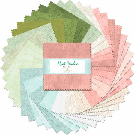 Mint Garden 5" Charm Pack 42pcs