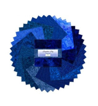 Sapphire Sky 5" squares - Charm Pack