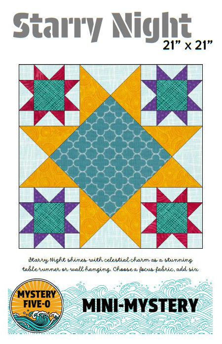 Mystery Five-0 Mini Starry Night Pattern - Hard Copy