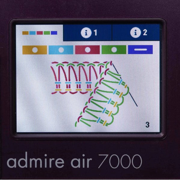 Pfaff admire air 7000 - Coverlock Bundle